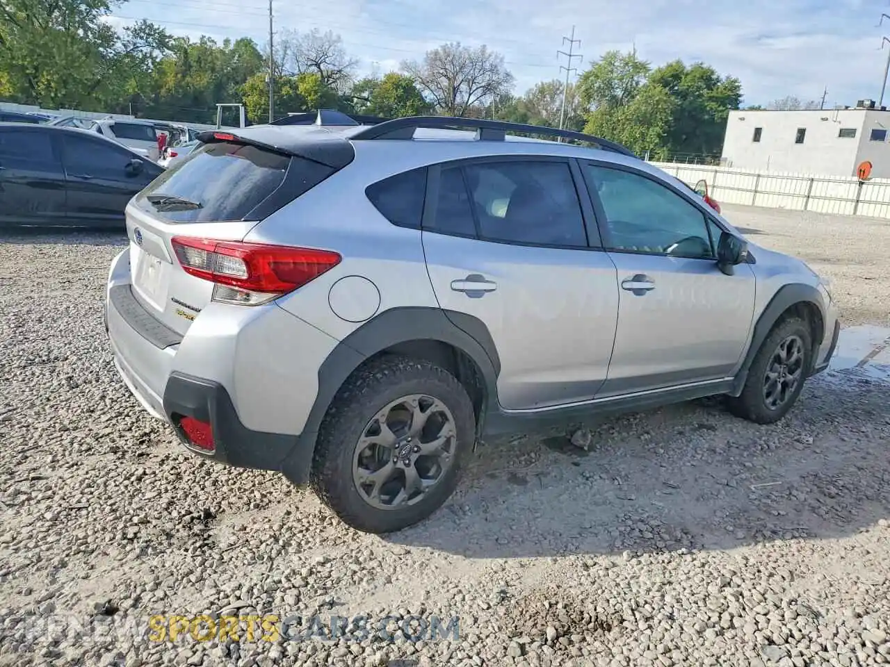 3 fotografías del automóvil dañado JF2GTHRC4MH371138 SUBARU CROSSTREK 2021