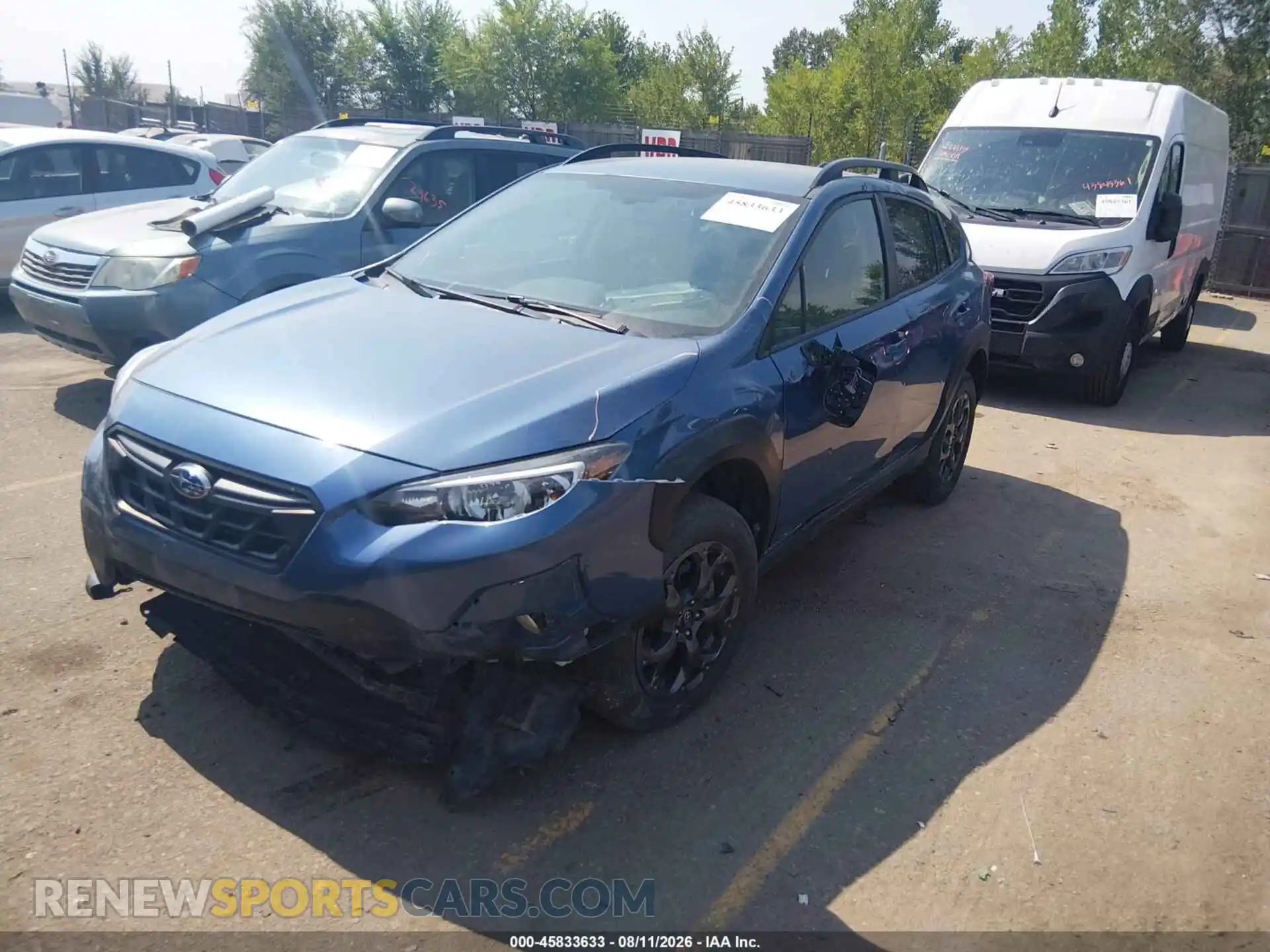 2 Photograph of a damaged car JF2GTHRC6MH397708 SUBARU CROSSTREK 2021