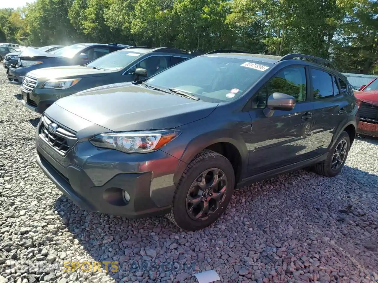 1 Photograph of a damaged car JF2GTHRC8MH216334 SUBARU CROSSTREK 2021