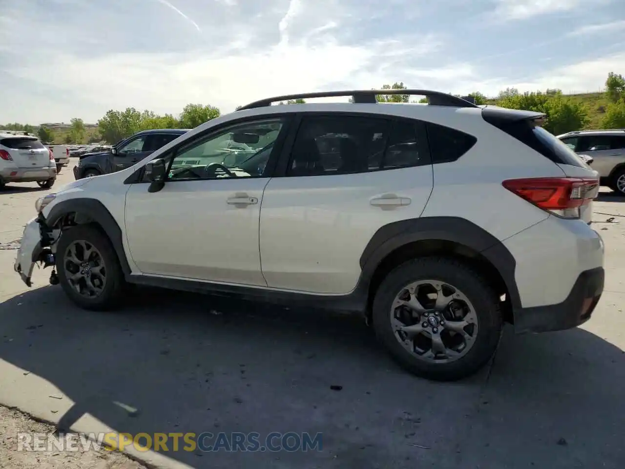 2 Photograph of a damaged car JF2GTHRC8MH256428 SUBARU CROSSTREK 2021