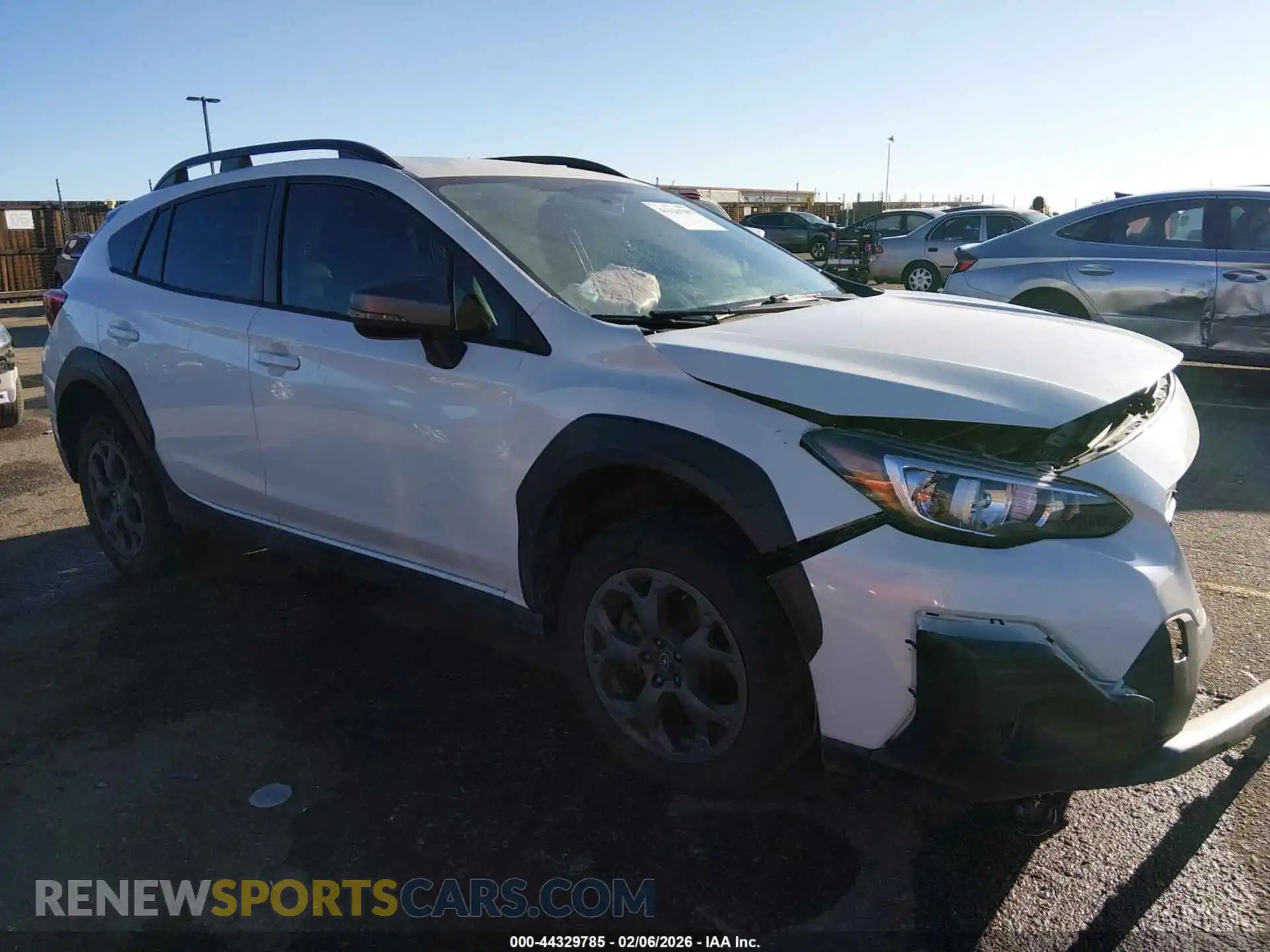1 Photograph of a damaged car JF2GTHRC8MH357212 SUBARU CROSSTREK 2021