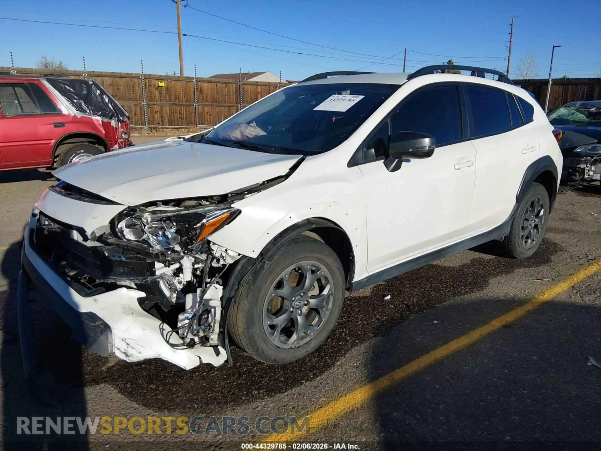 2 Photograph of a damaged car JF2GTHRC8MH357212 SUBARU CROSSTREK 2021