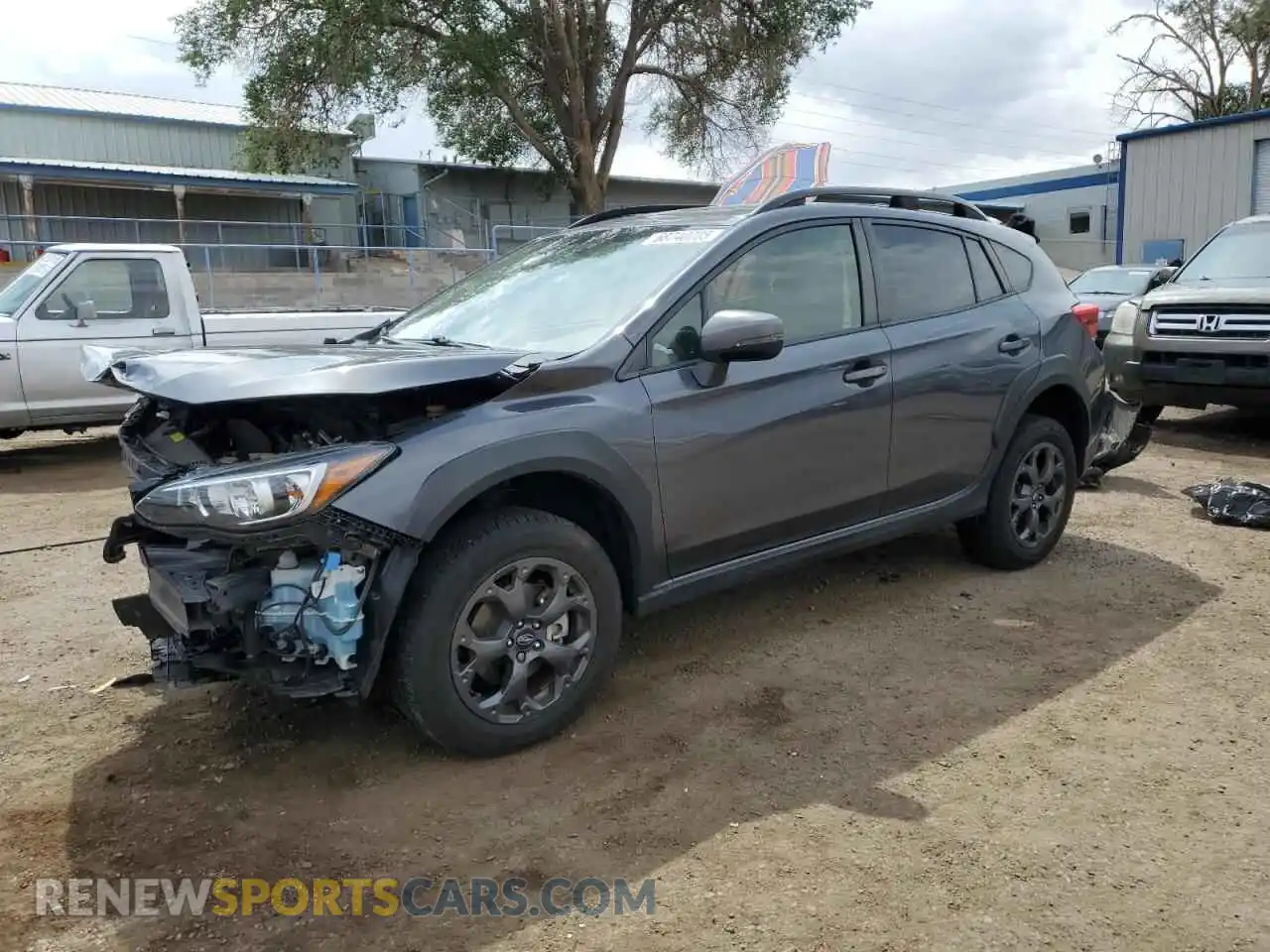 1 Photograph of a damaged car JF2GTHRC9MH250900 SUBARU CROSSTREK 2021