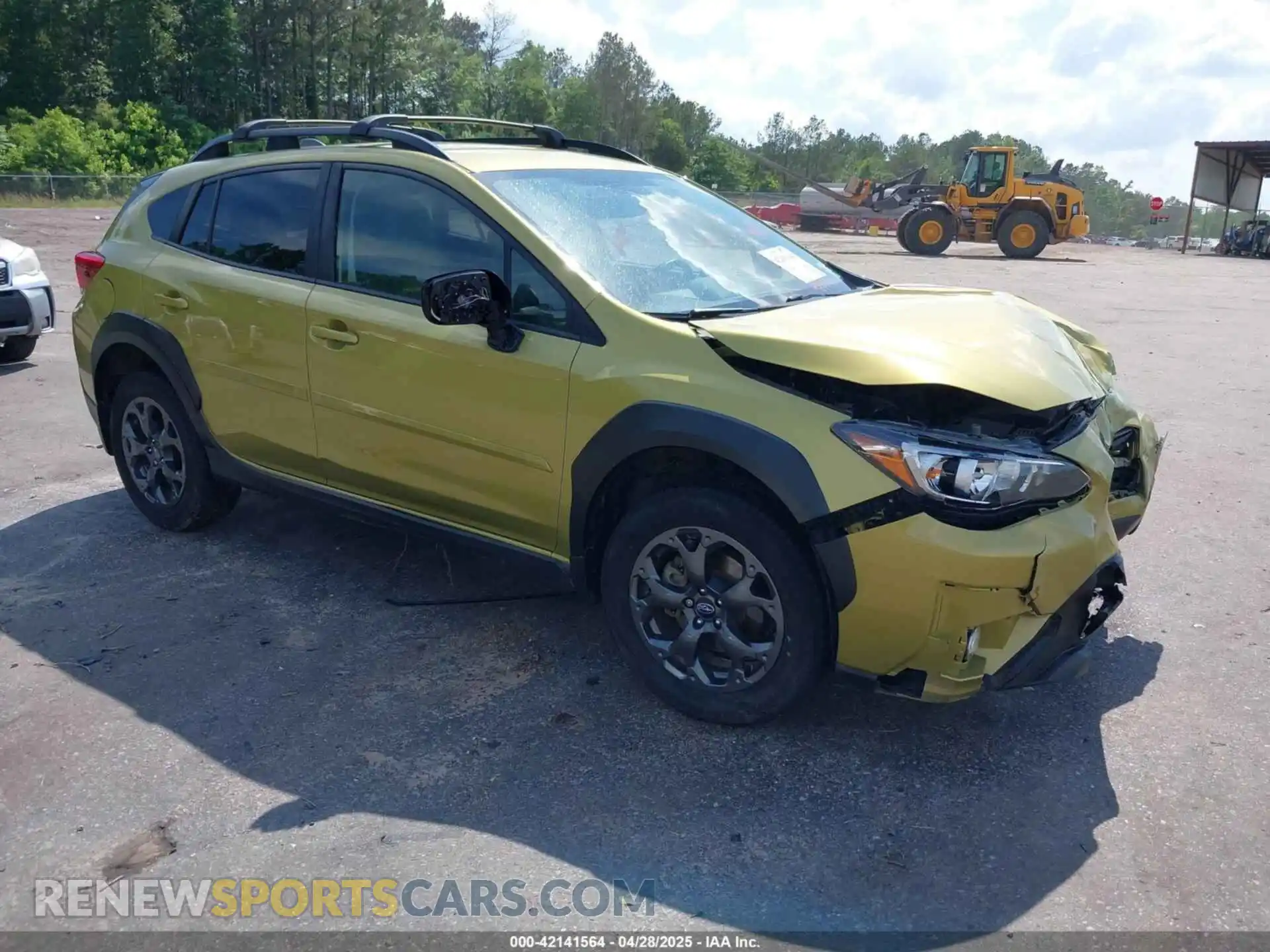 1 Photograph of a damaged car JF2GTHRC9MH658829 SUBARU CROSSTREK 2021
