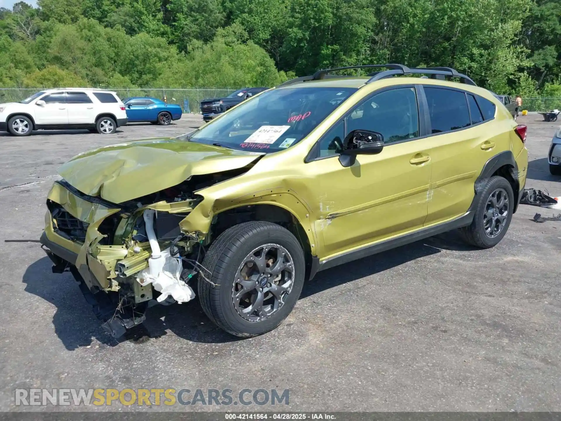 2 Photograph of a damaged car JF2GTHRC9MH658829 SUBARU CROSSTREK 2021