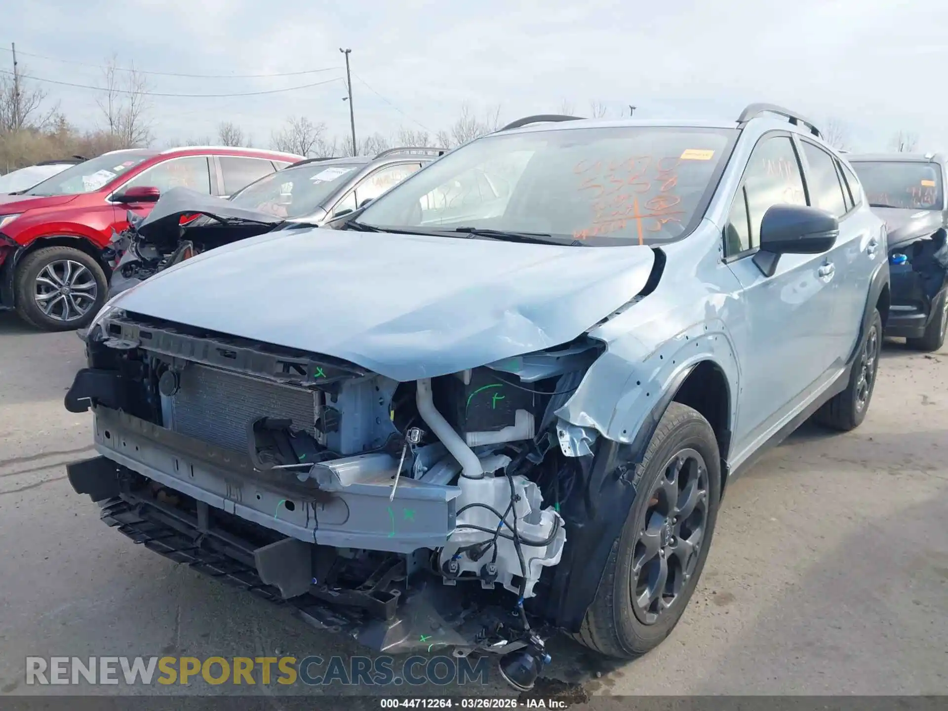 2 Photograph of a damaged car JF2GTHRC9MH659477 SUBARU CROSSTREK 2021
