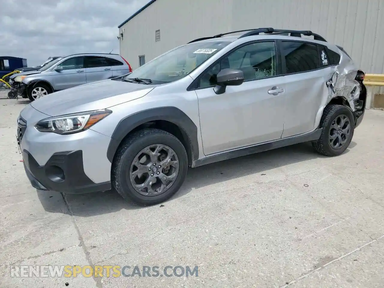 1 Photograph of a damaged car JF2GTHRCXMH222443 SUBARU CROSSTREK 2021
