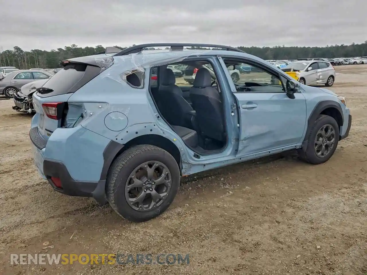 3 Photograph of a damaged car JF2GTHRCXMH251229 SUBARU CROSSTREK 2021