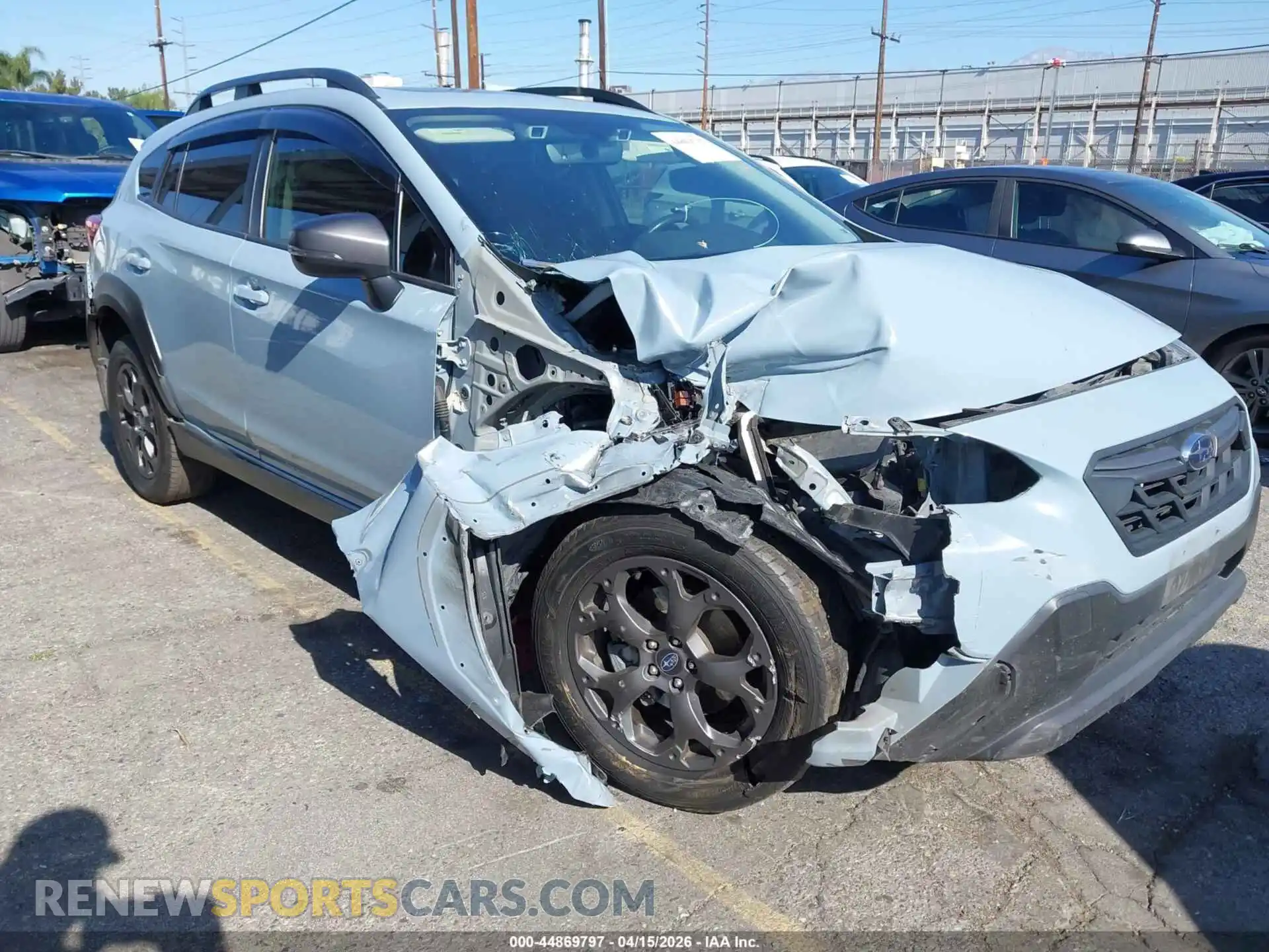 1 Photograph of a damaged car JF2GTHSC0MH251170 SUBARU CROSSTREK 2021