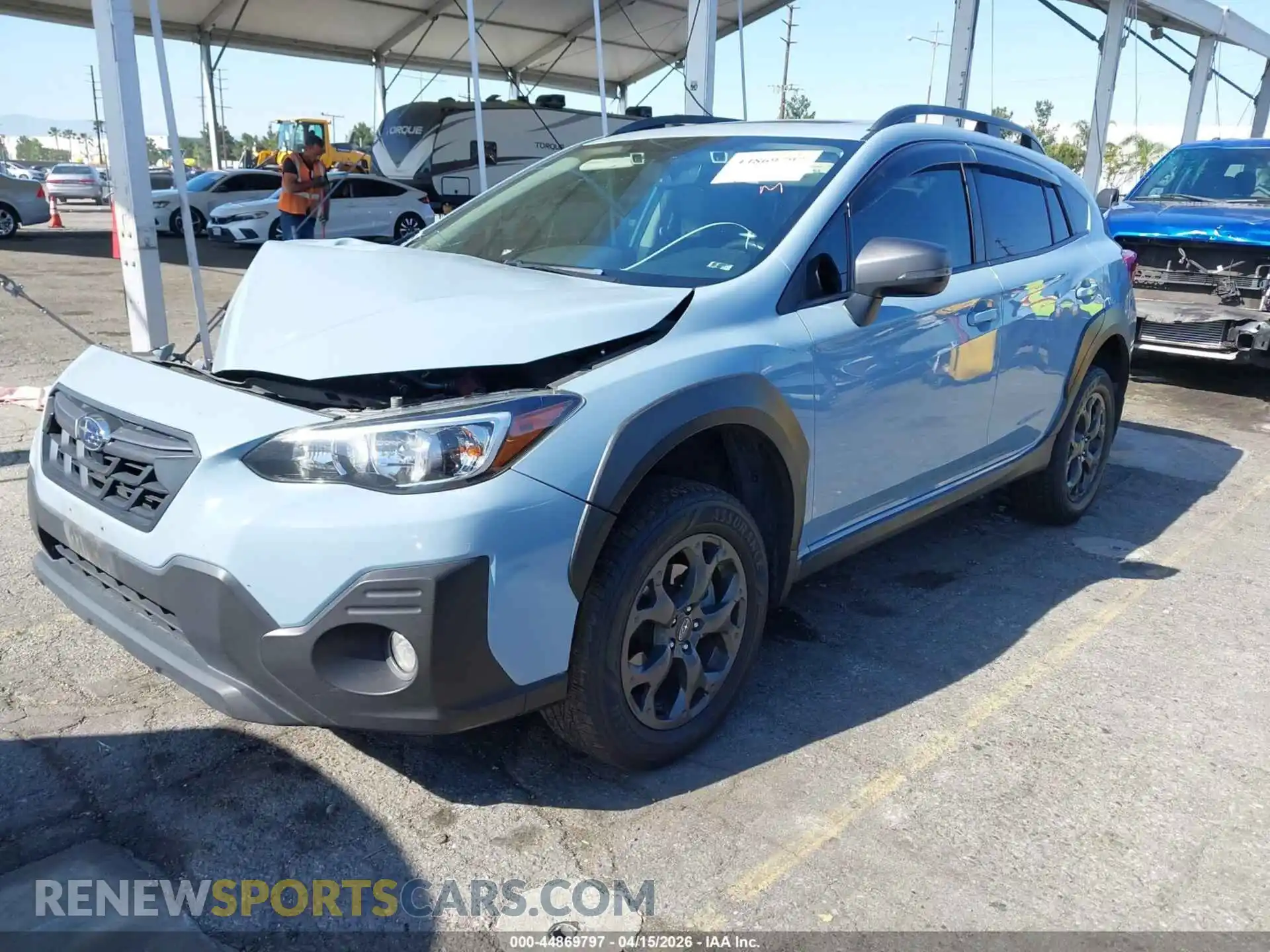 2 Photograph of a damaged car JF2GTHSC0MH251170 SUBARU CROSSTREK 2021