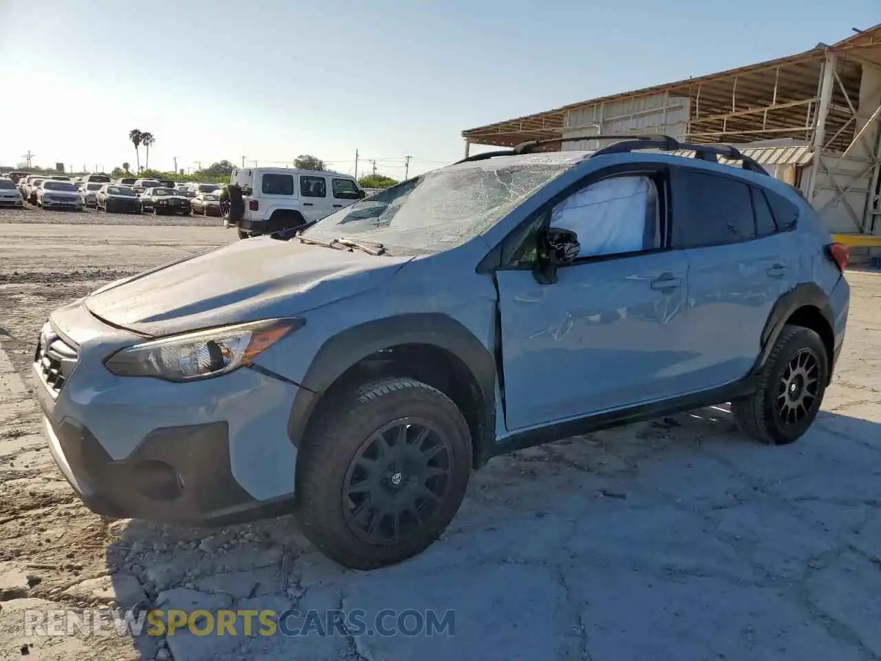 1 Photograph of a damaged car JF2GTHSC0MH297193 SUBARU CROSSTREK 2021