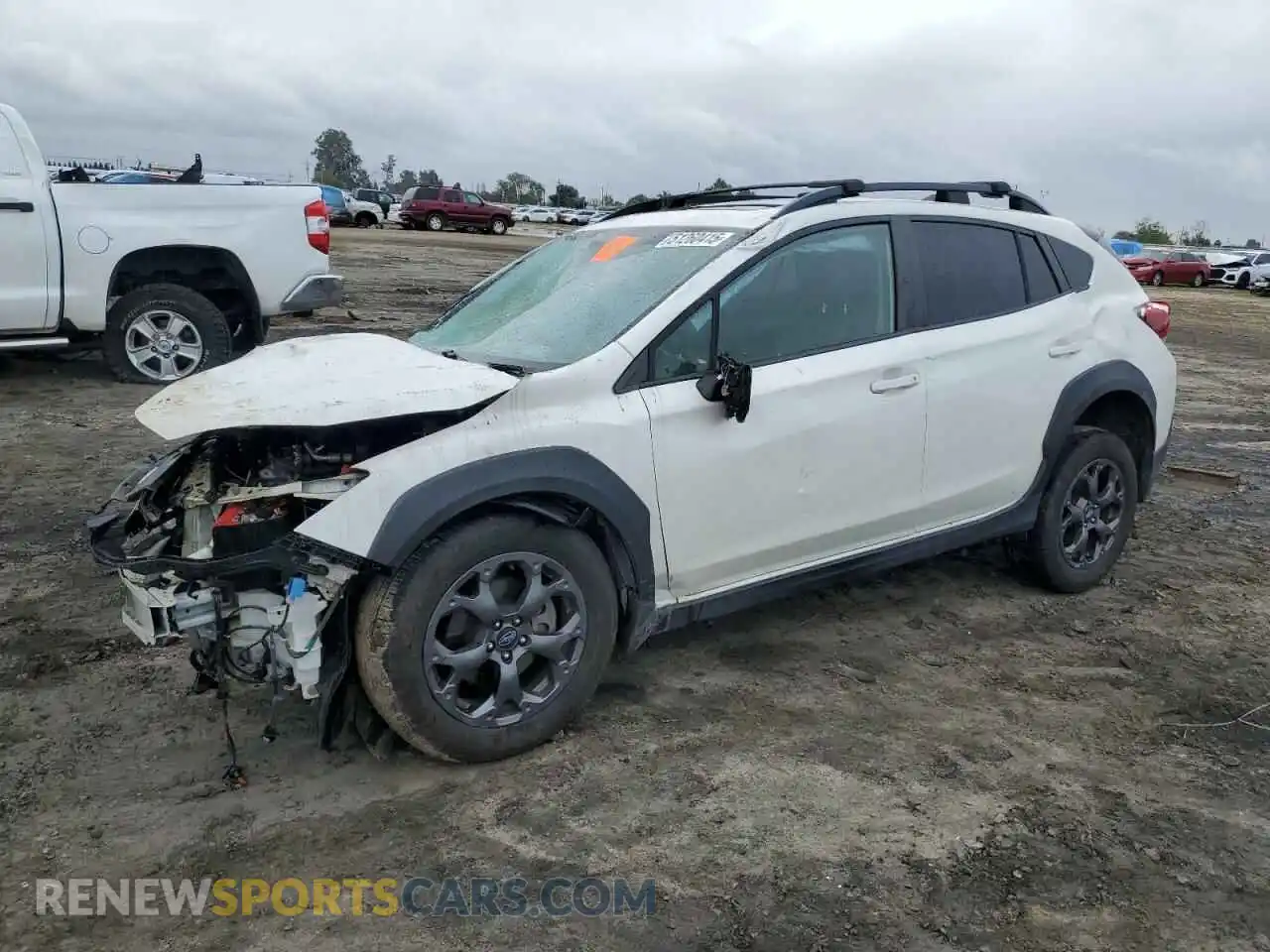 1 Photograph of a damaged car JF2GTHSC0MH314610 SUBARU CROSSTREK 2021