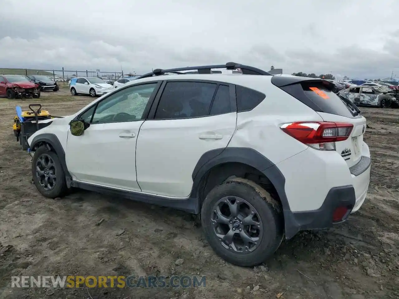 2 Photograph of a damaged car JF2GTHSC0MH314610 SUBARU CROSSTREK 2021