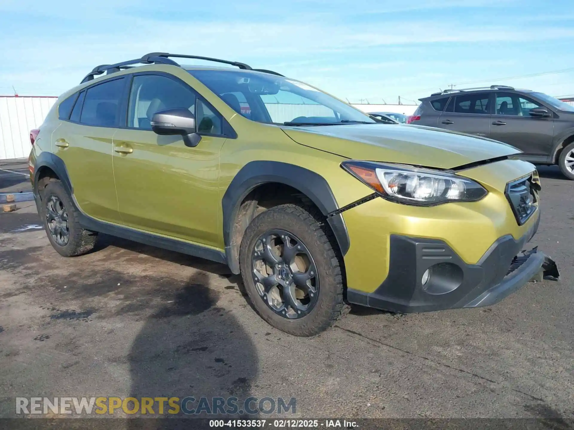 1 Photograph of a damaged car JF2GTHSC0MH318091 SUBARU CROSSTREK 2021