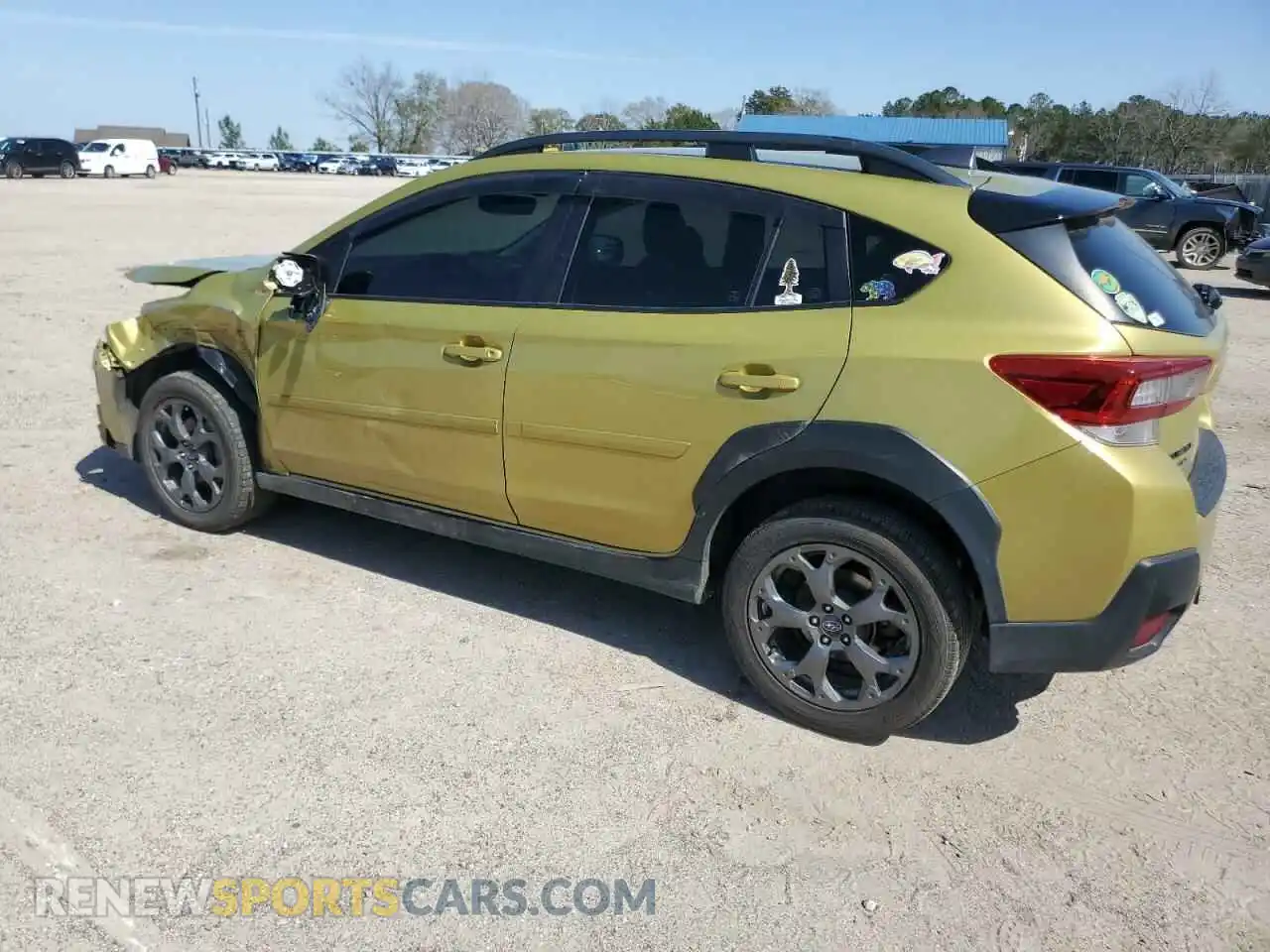 2 Photograph of a damaged car JF2GTHSC0MH343170 SUBARU CROSSTREK 2021