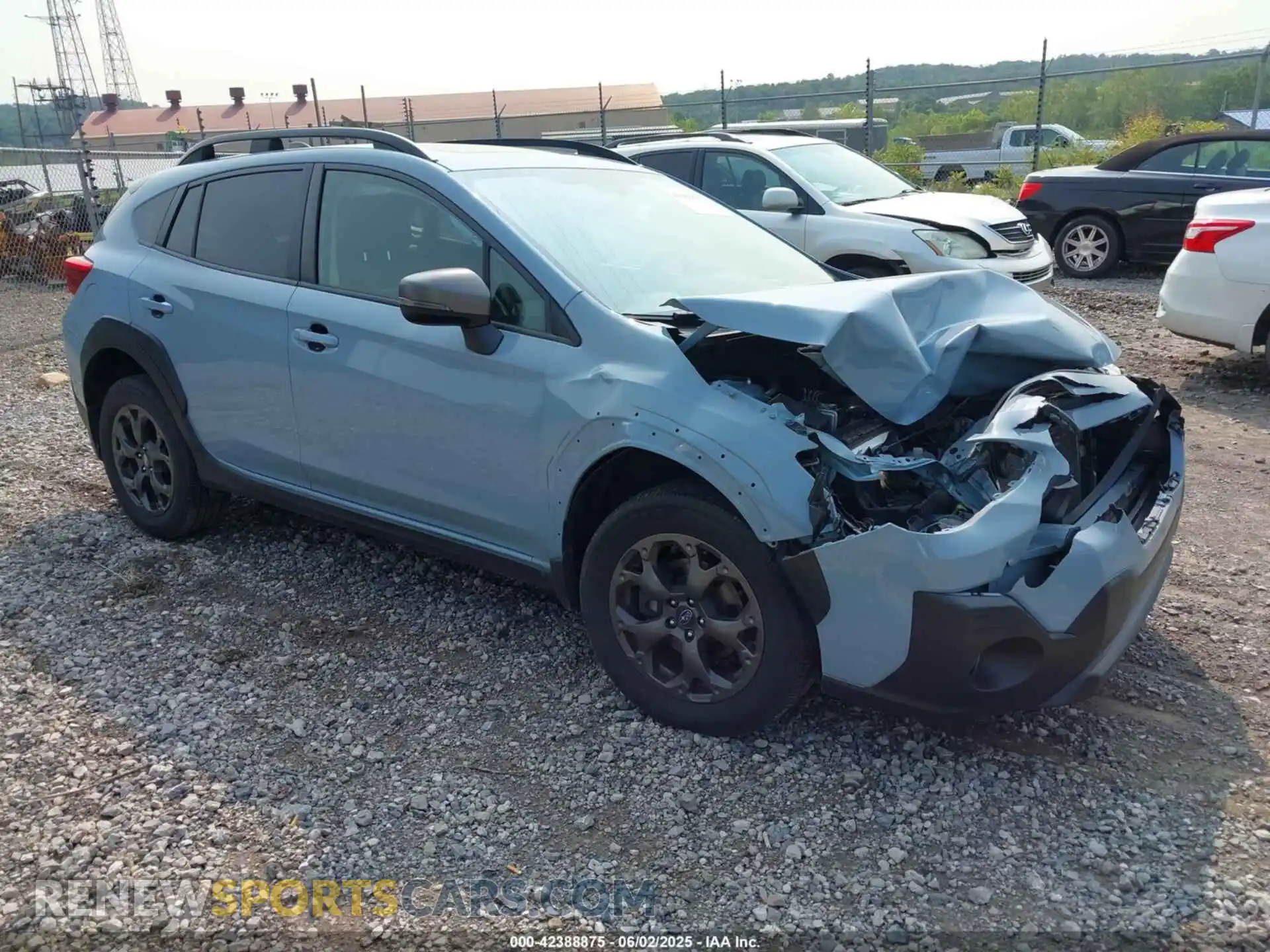 1 Photograph of a damaged car JF2GTHSC0MH391414 SUBARU CROSSTREK 2021