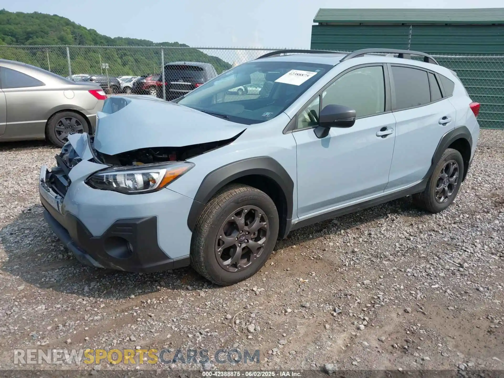 2 Photograph of a damaged car JF2GTHSC0MH391414 SUBARU CROSSTREK 2021