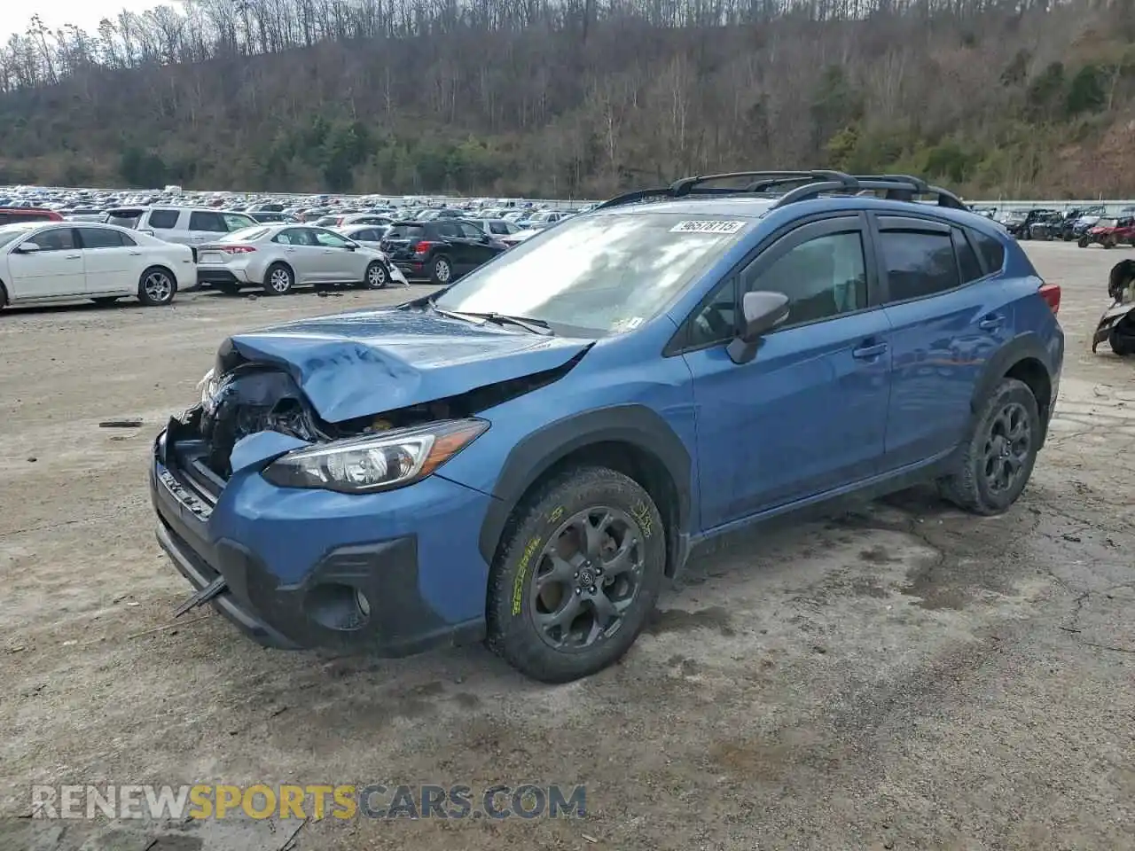 1 Photograph of a damaged car JF2GTHSC0MH669695 SUBARU CROSSTREK 2021