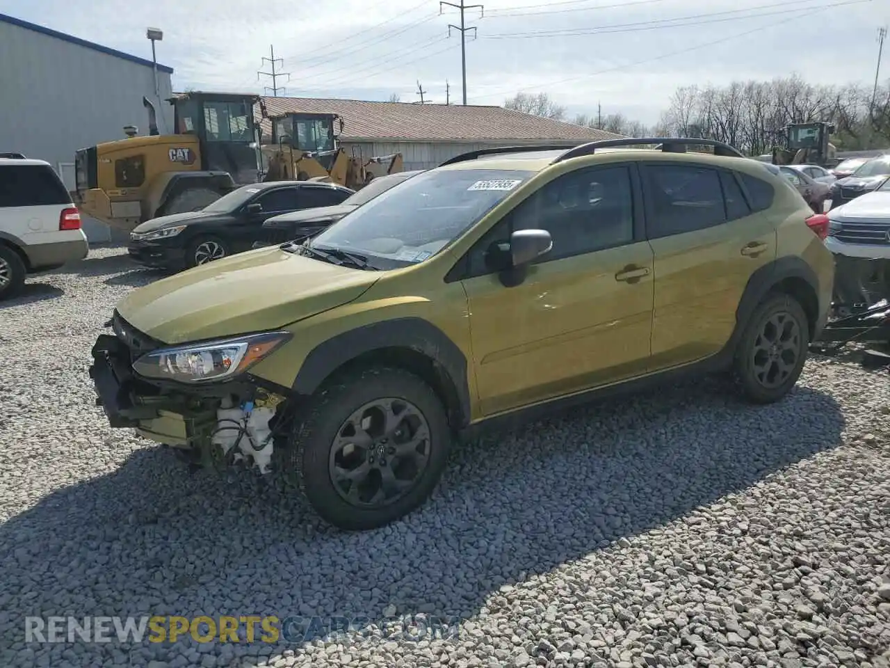 1 Photograph of a damaged car JF2GTHSC1MH207887 SUBARU CROSSTREK 2021