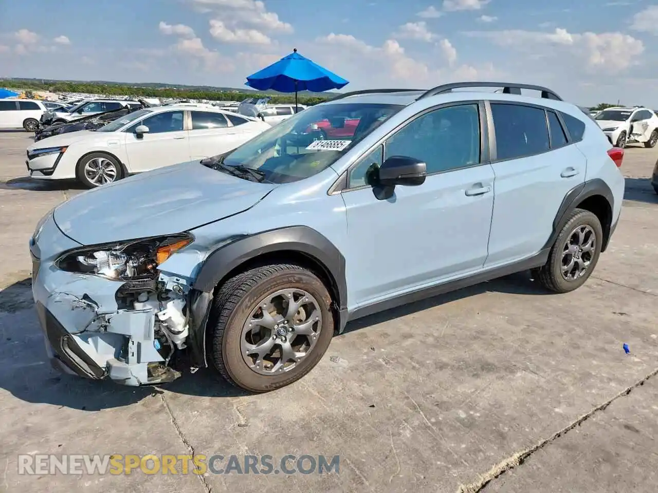 1 fotografías del automóvil dañado JF2GTHSC1MH245653 SUBARU CROSSTREK 2021