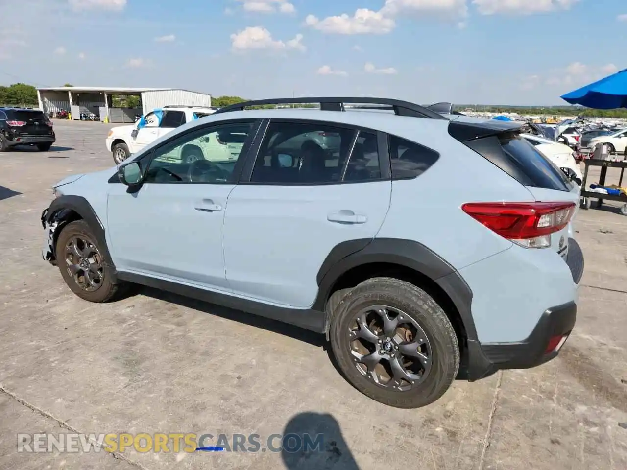 2 fotografías del automóvil dañado JF2GTHSC1MH245653 SUBARU CROSSTREK 2021