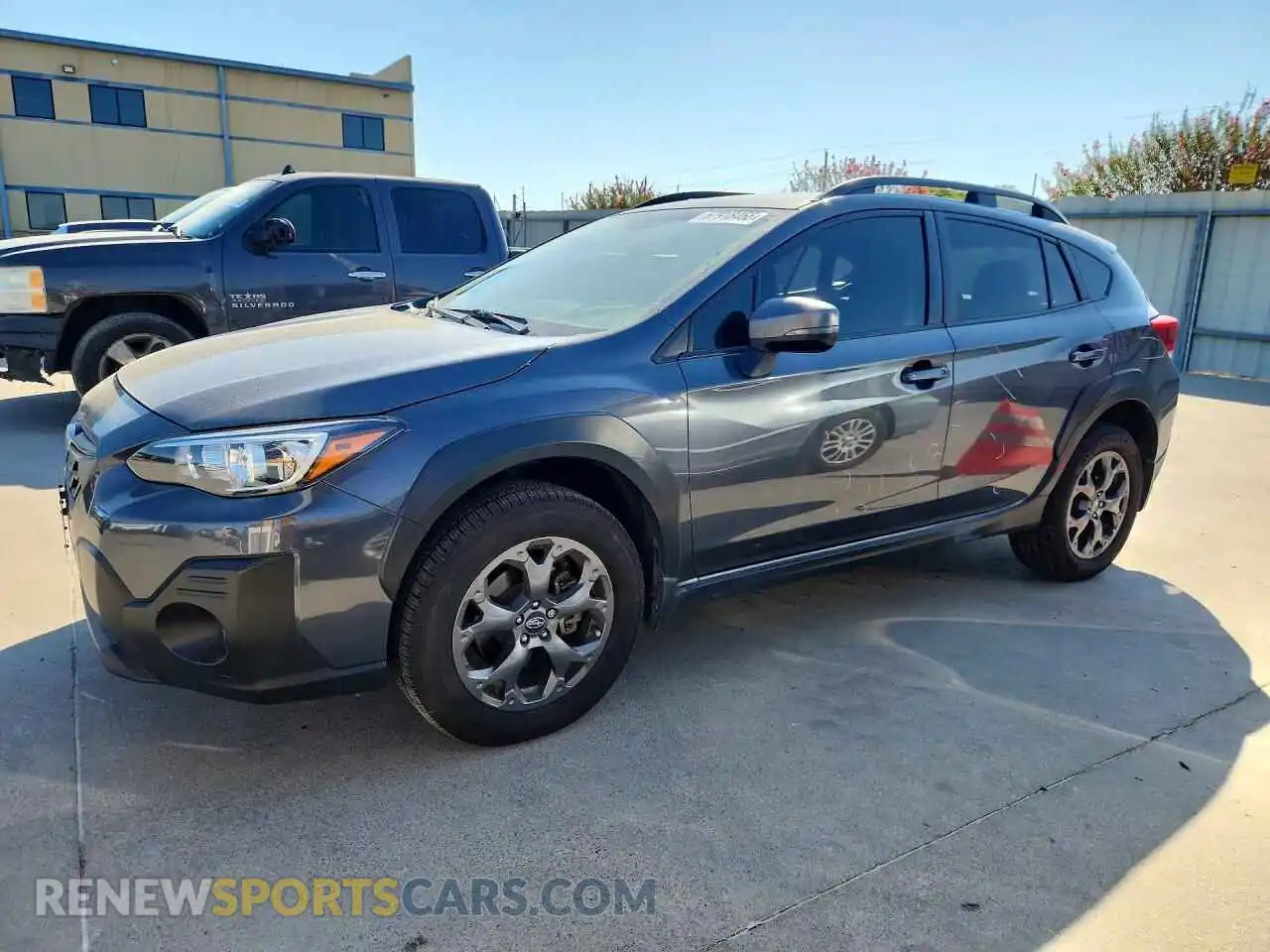 1 Photograph of a damaged car JF2GTHSC1MH313868 SUBARU CROSSTREK 2021