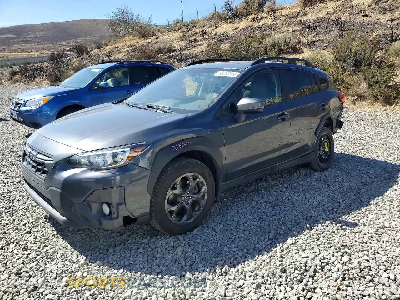 1 Photograph of a damaged car JF2GTHSC1MH678177 SUBARU CROSSTREK 2021