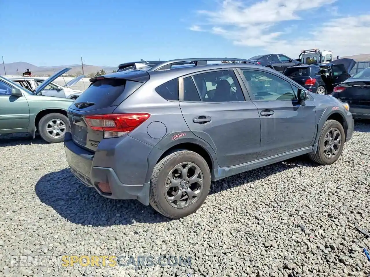 3 Photograph of a damaged car JF2GTHSC1MH678177 SUBARU CROSSTREK 2021