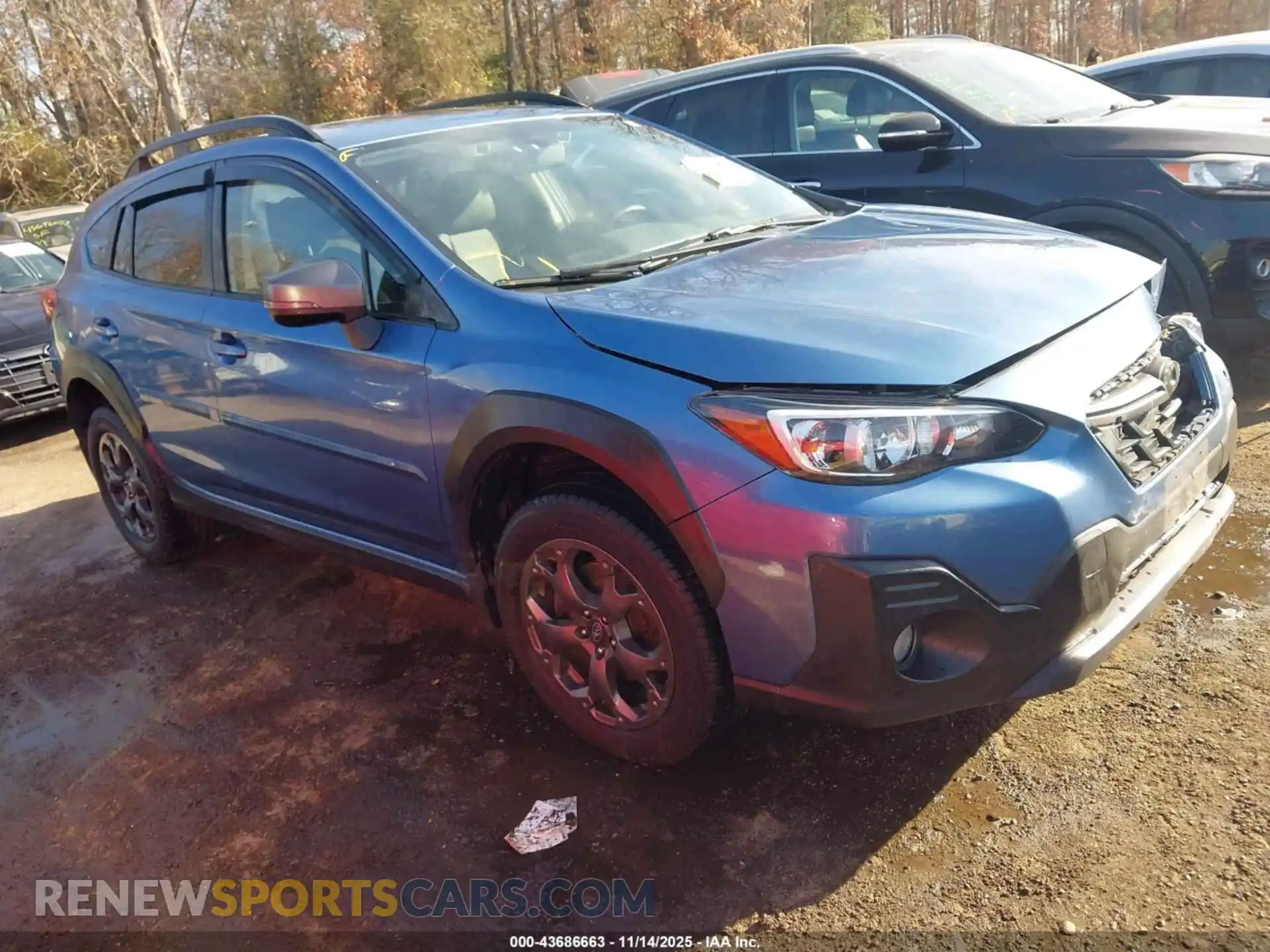 1 Photograph of a damaged car JF2GTHSC2MH265328 SUBARU CROSSTREK 2021