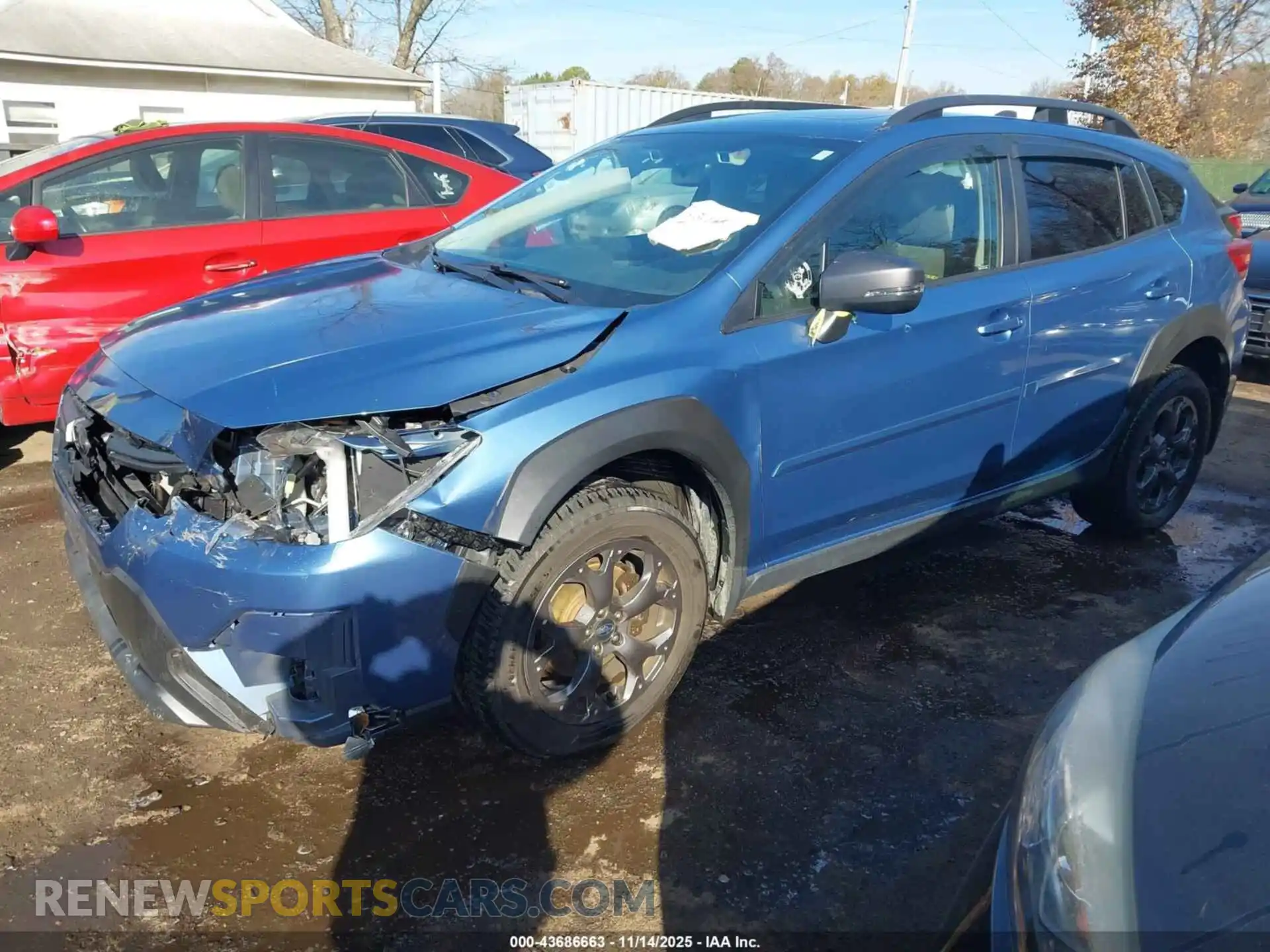 2 Photograph of a damaged car JF2GTHSC2MH265328 SUBARU CROSSTREK 2021