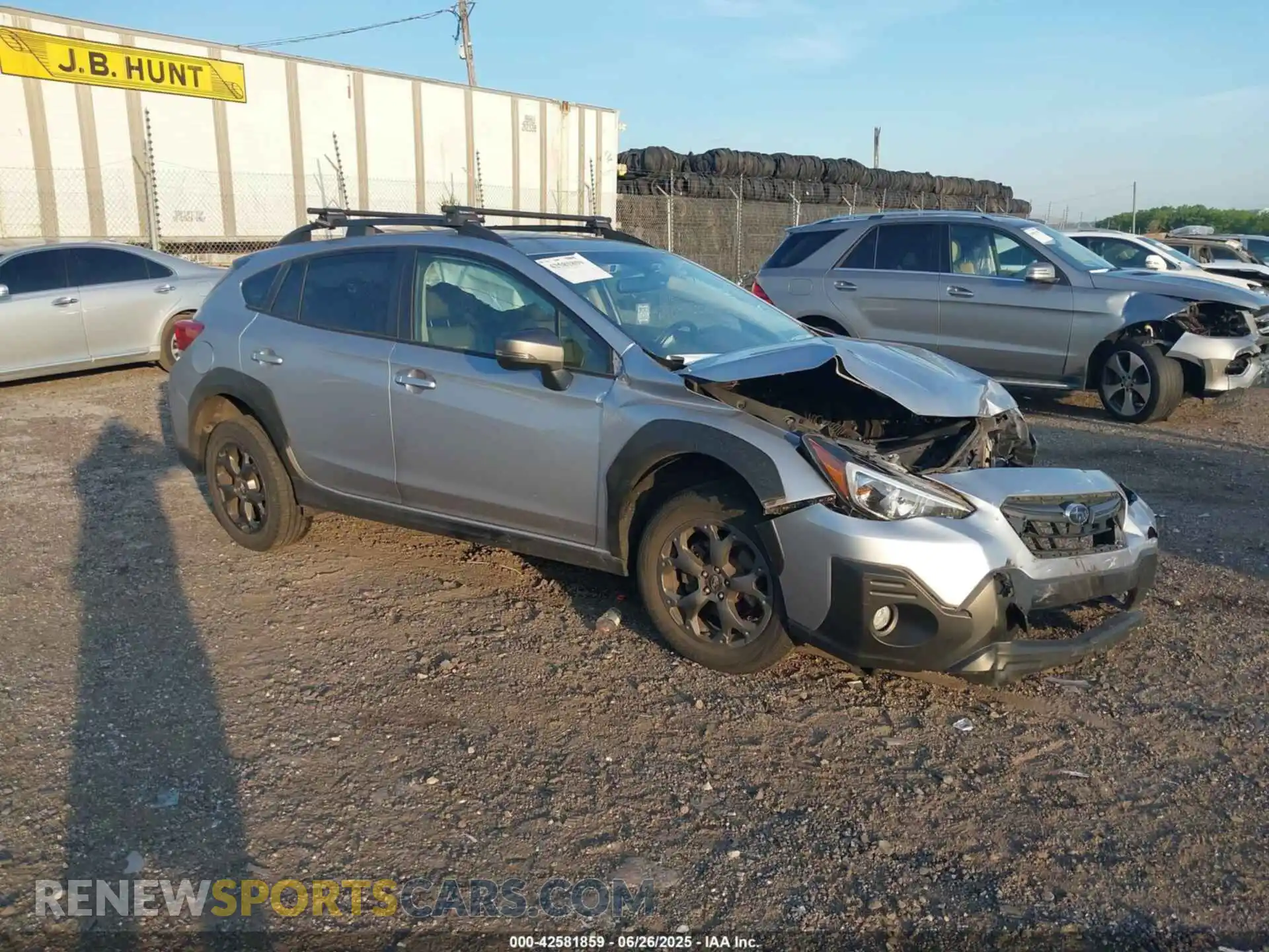 1 Photograph of a damaged car JF2GTHSC2MH380592 SUBARU CROSSTREK 2021