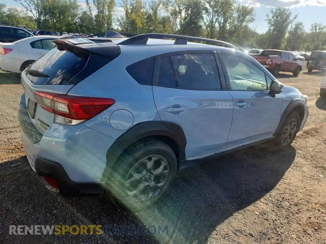 3 Photograph of a damaged car JF2GTHSC2MH383752 SUBARU CROSSTREK 2021