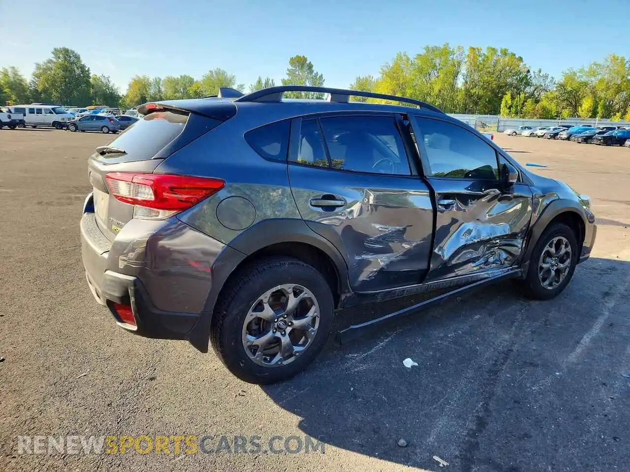 3 fotografías del automóvil dañado JF2GTHSC3MH209771 SUBARU CROSSTREK 2021