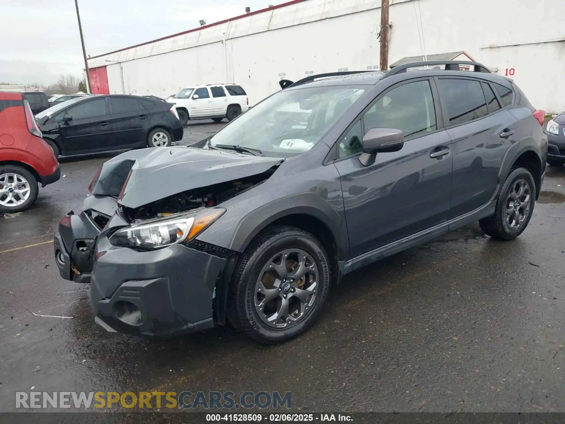 2 fotografías del automóvil dañado JF2GTHSC3MH303603 SUBARU CROSSTREK 2021