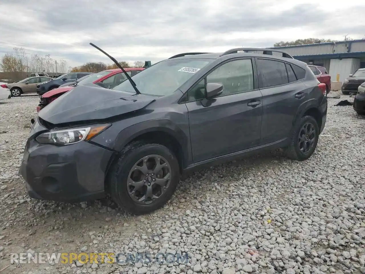 1 Photograph of a damaged car JF2GTHSC3MH671926 SUBARU CROSSTREK 2021