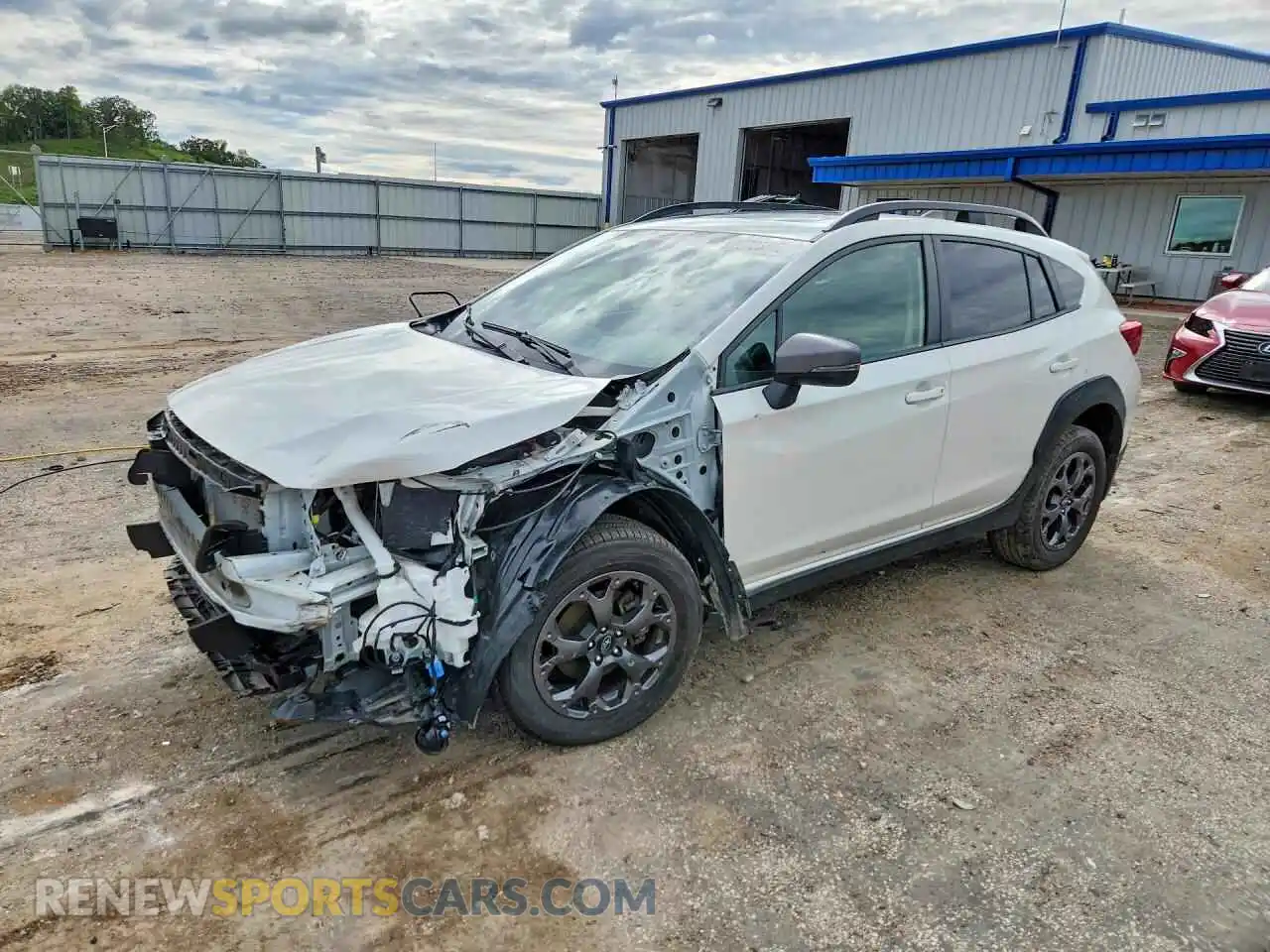 1 Photograph of a damaged car JF2GTHSC3MH686197 SUBARU CROSSTREK 2021