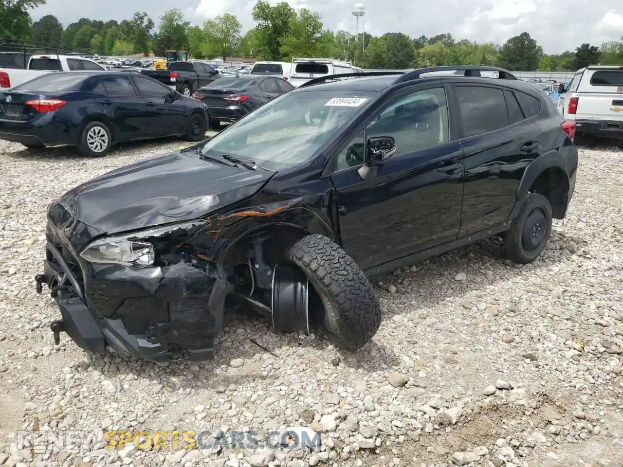 1 Photograph of a damaged car JF2GTHSC4MH200867 SUBARU CROSSTREK 2021