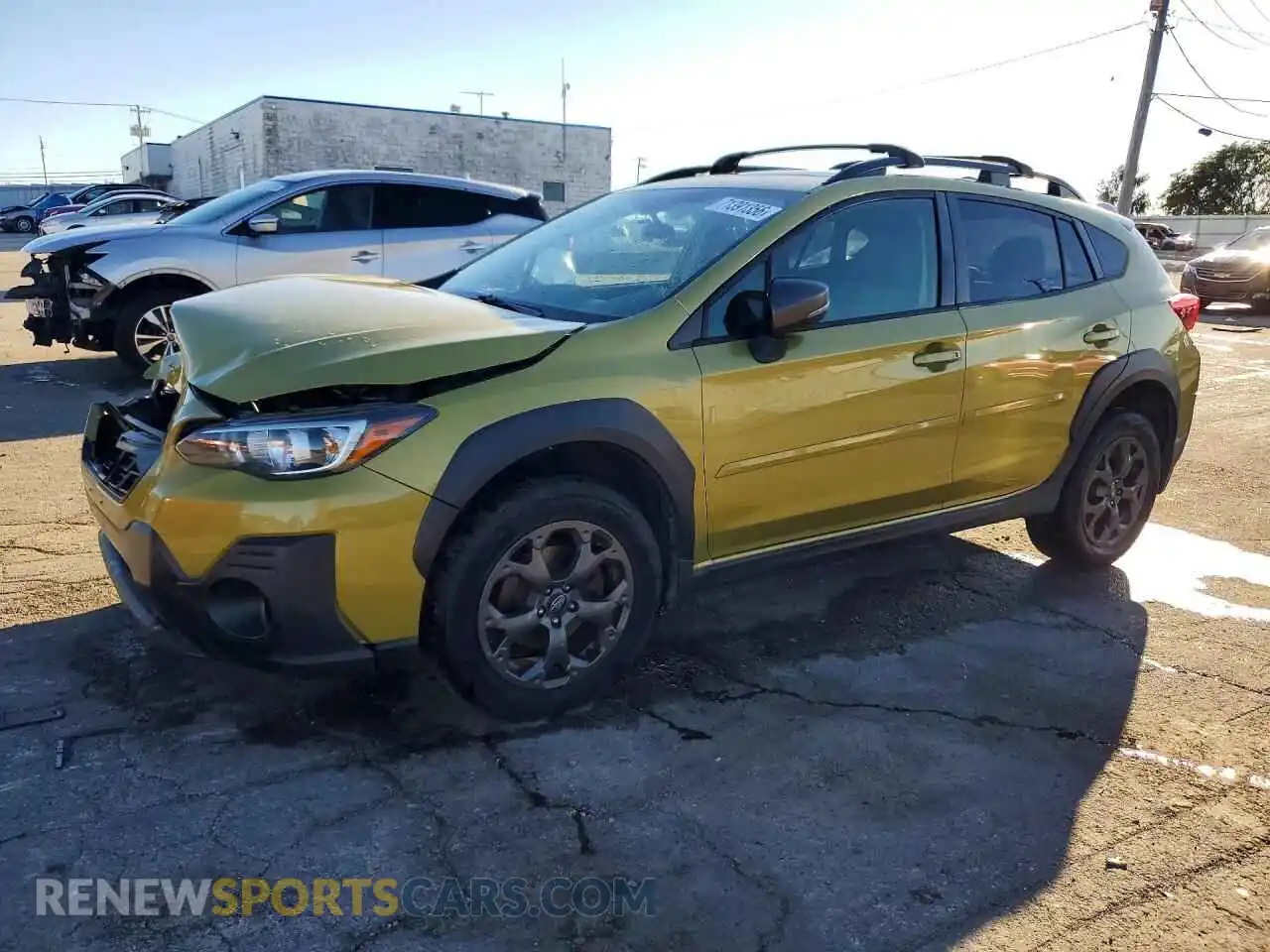 1 Photograph of a damaged car JF2GTHSC4MH210721 SUBARU CROSSTREK 2021