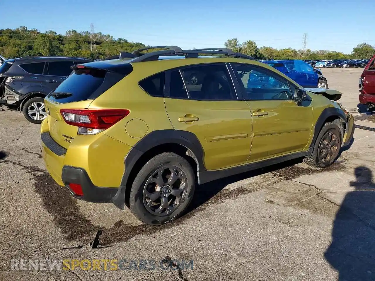3 Photograph of a damaged car JF2GTHSC4MH210721 SUBARU CROSSTREK 2021