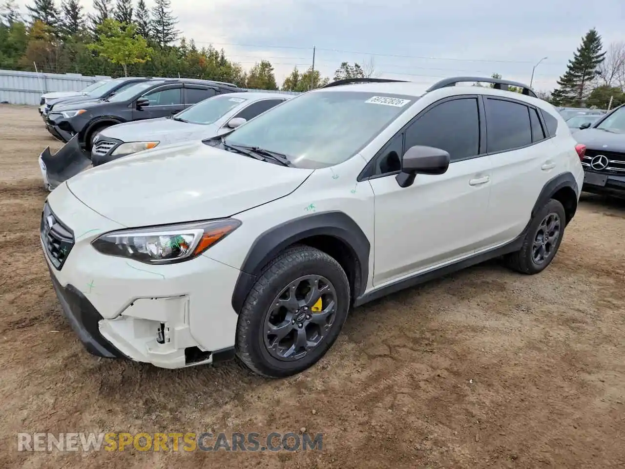 1 Photograph of a damaged car JF2GTHSC4MH243816 SUBARU CROSSTREK 2021