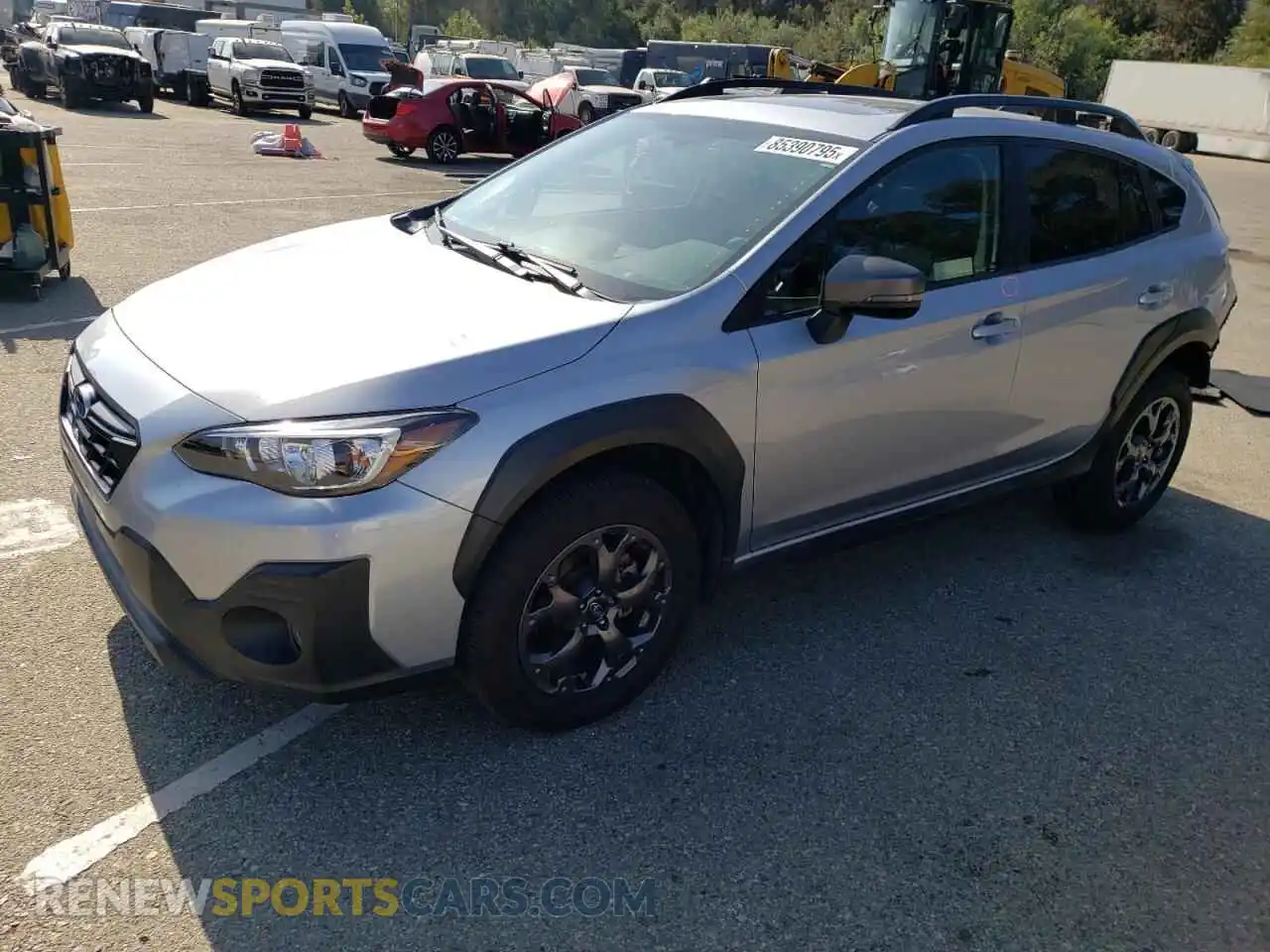 1 Photograph of a damaged car JF2GTHSC4MH287167 SUBARU CROSSTREK 2021
