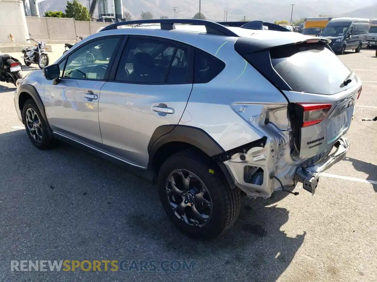 2 Photograph of a damaged car JF2GTHSC4MH287167 SUBARU CROSSTREK 2021