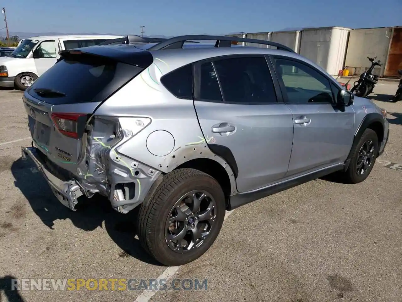 3 Photograph of a damaged car JF2GTHSC4MH287167 SUBARU CROSSTREK 2021