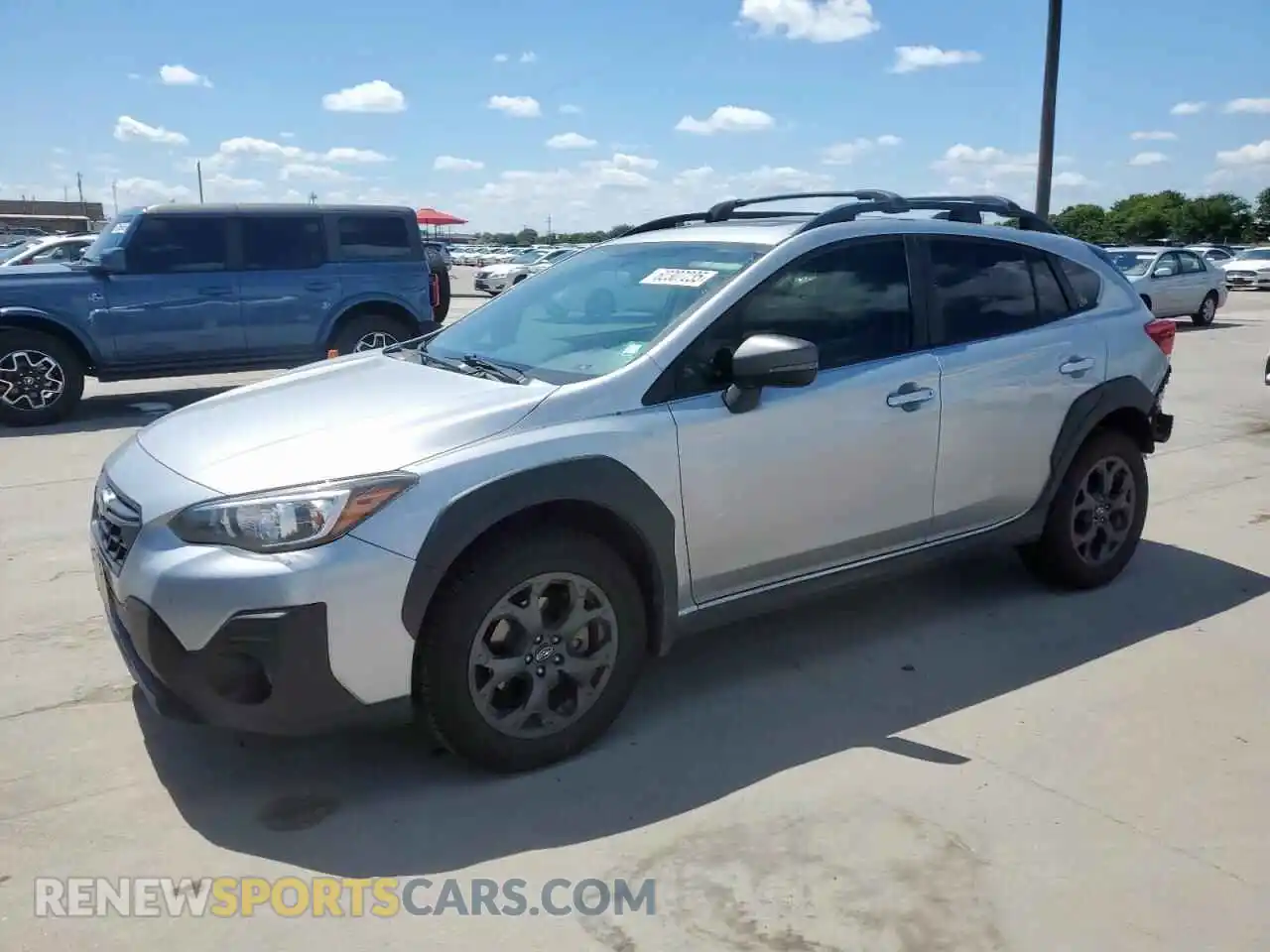 1 Photograph of a damaged car JF2GTHSC4MH357377 SUBARU CROSSTREK 2021