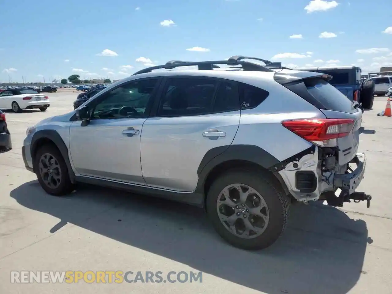 2 Photograph of a damaged car JF2GTHSC4MH357377 SUBARU CROSSTREK 2021