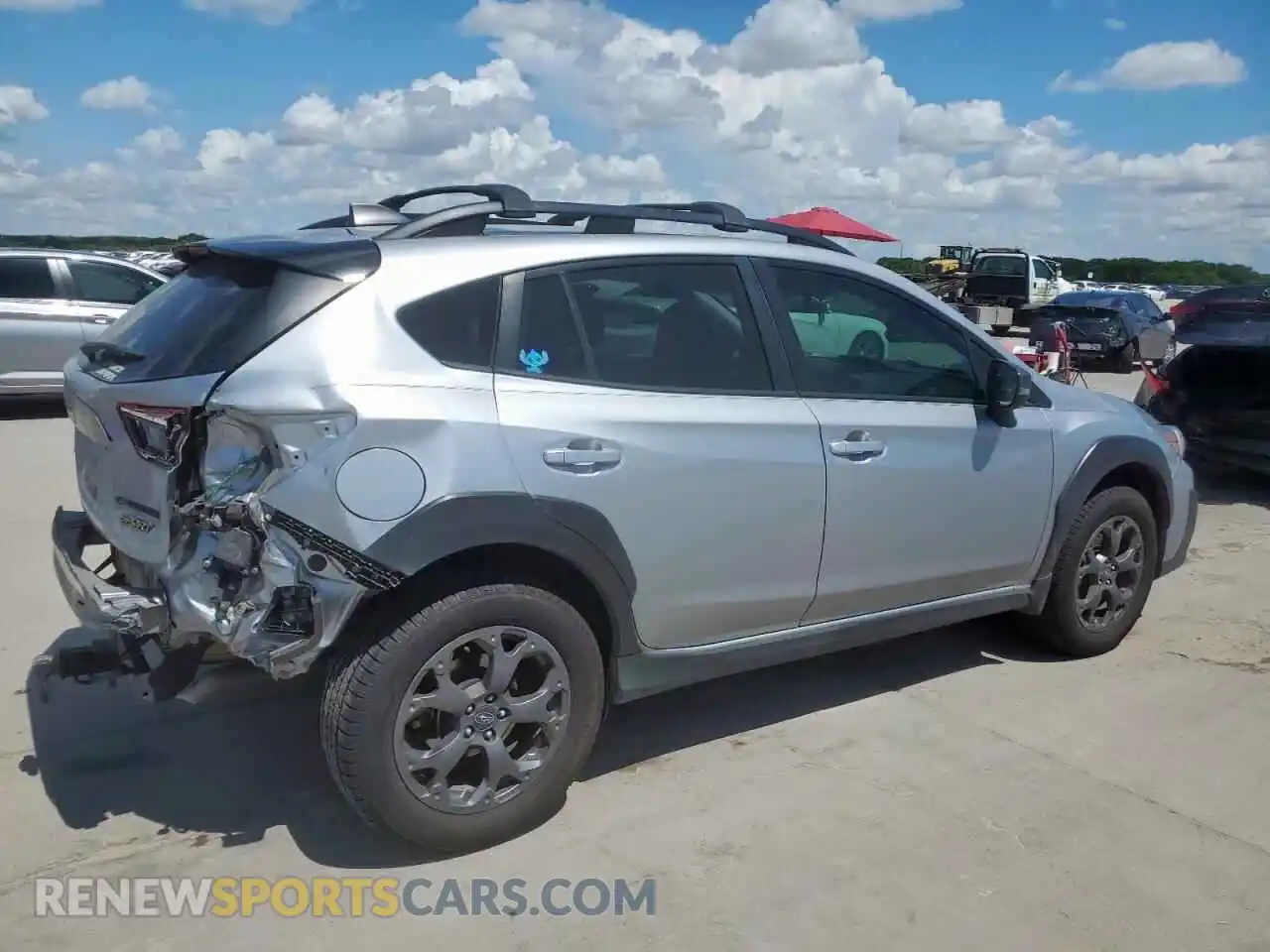 3 Photograph of a damaged car JF2GTHSC4MH357377 SUBARU CROSSTREK 2021