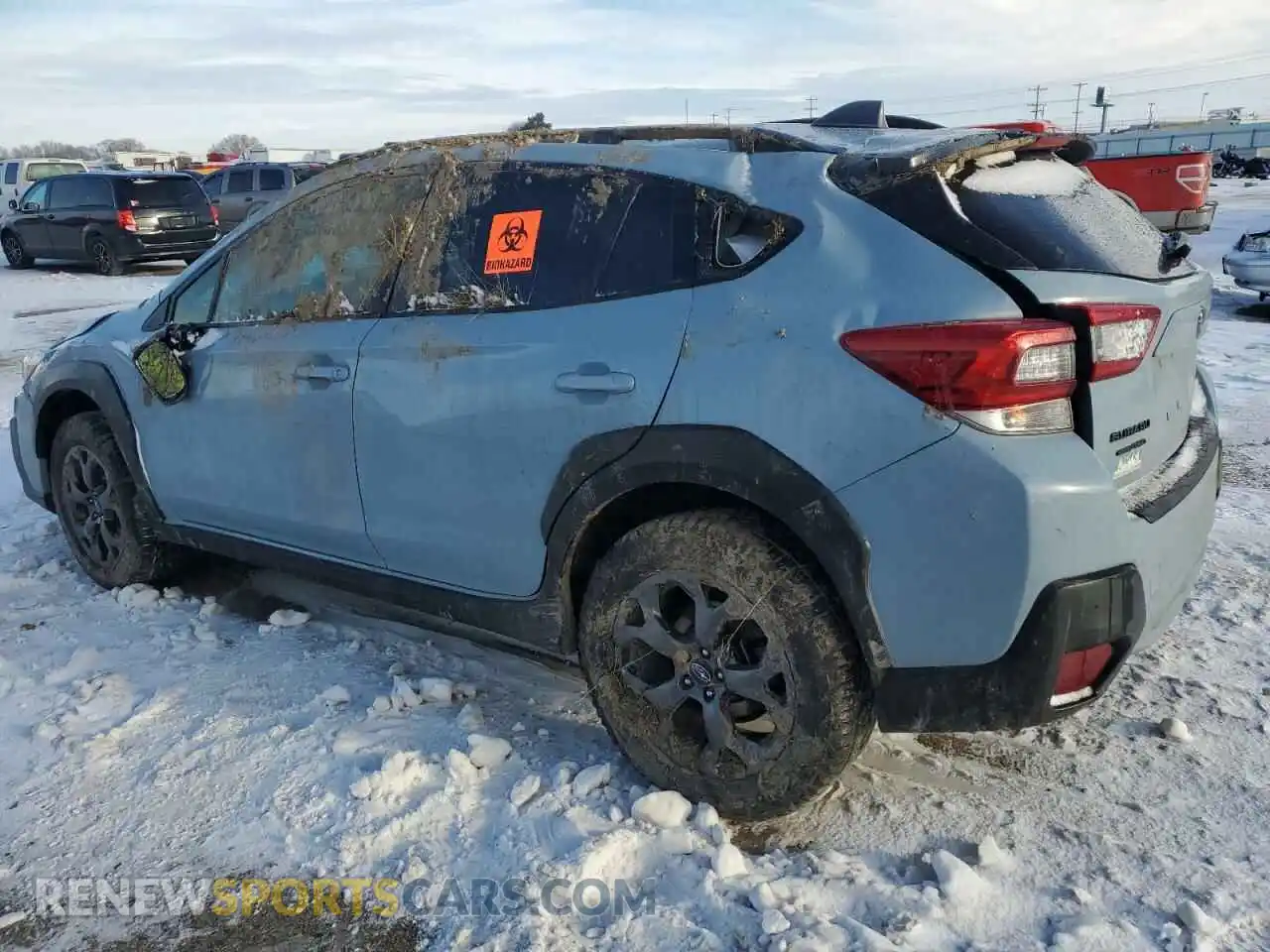 2 Photograph of a damaged car JF2GTHSC4MH357895 SUBARU CROSSTREK 2021