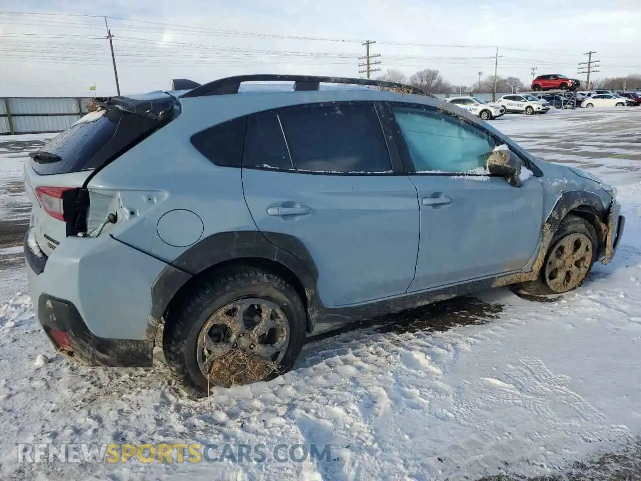 3 Photograph of a damaged car JF2GTHSC4MH357895 SUBARU CROSSTREK 2021