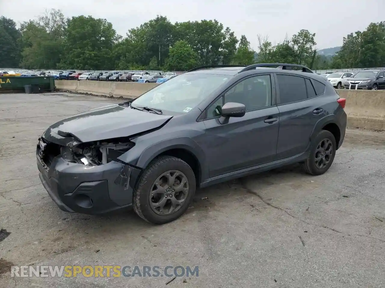 1 Photograph of a damaged car JF2GTHSC4MH655041 SUBARU CROSSTREK 2021