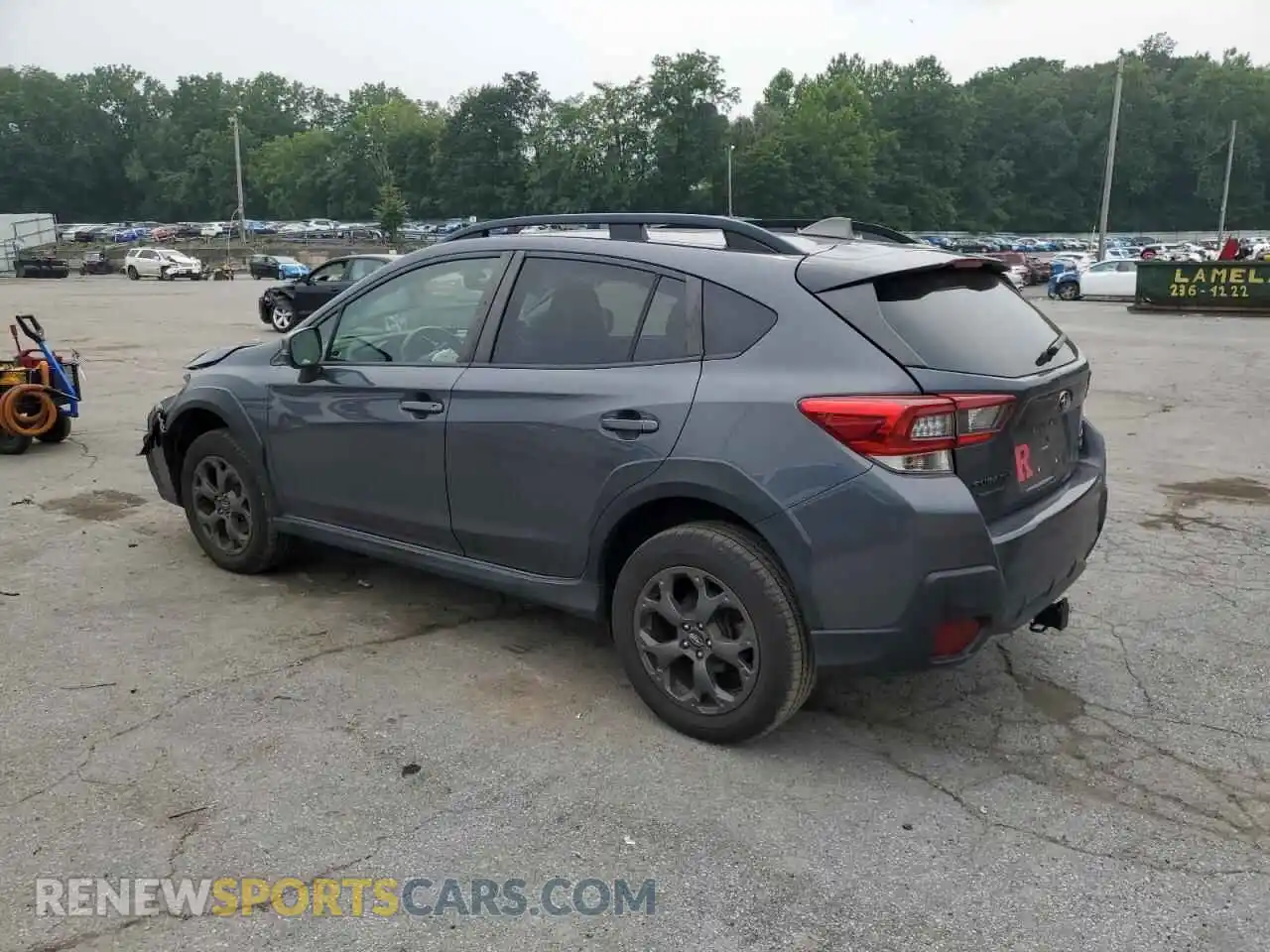 2 Photograph of a damaged car JF2GTHSC4MH655041 SUBARU CROSSTREK 2021